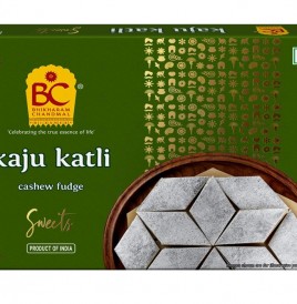 Bhikharam Chandmal Kaju Katli Chashew Fudge   Pack  375 grams